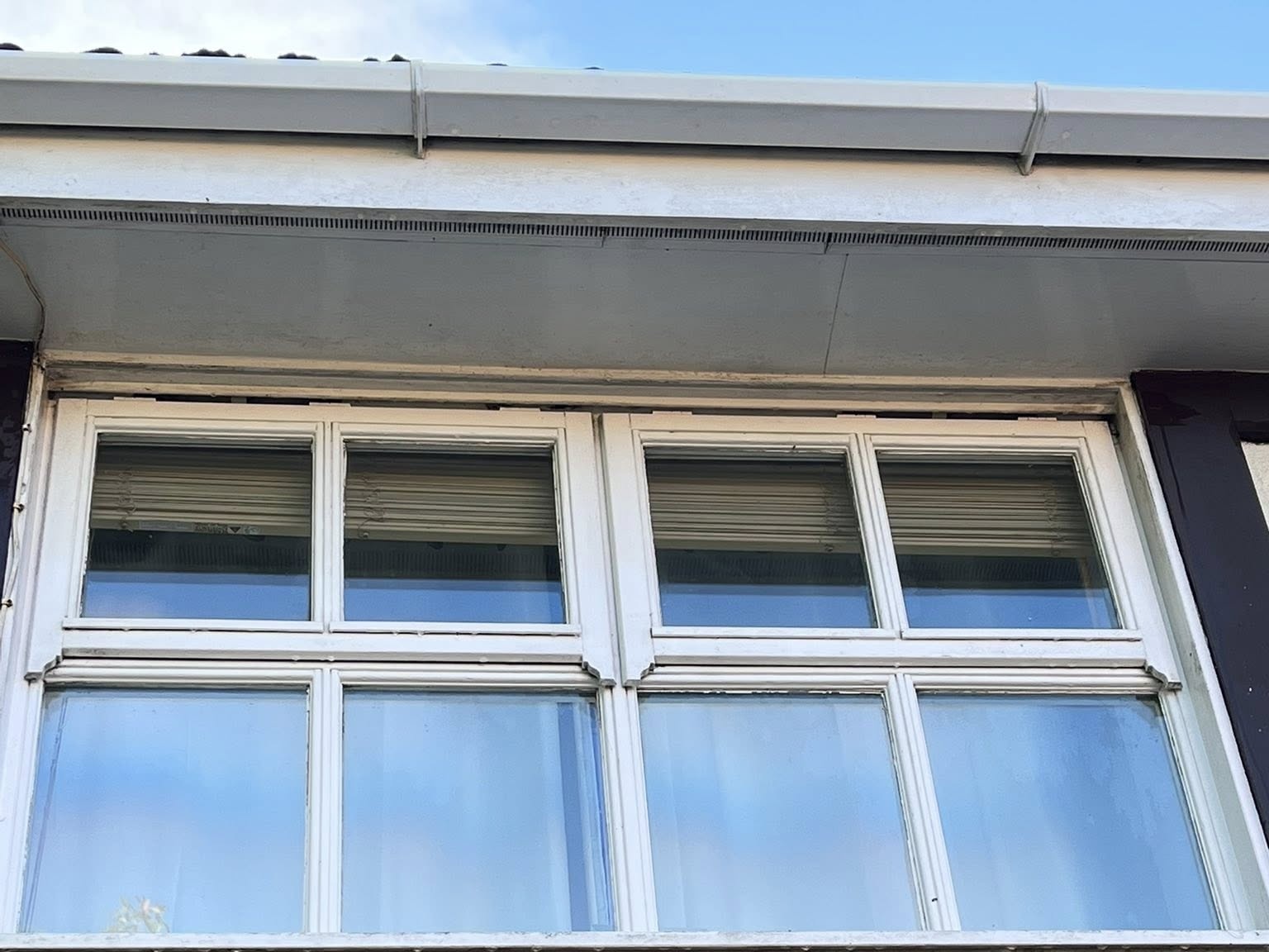 Office block windows after cleaning — crystal clear